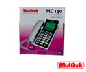 Multitek Takvimli LCD Ekranlı Masaüstü Kablolu Ev/işyeri Telefonu MC 140